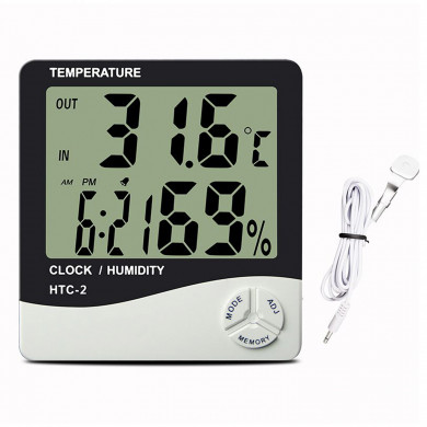 ESTACION METEOROLOGICA DIGITAL CON SONDA DE 3M DE CABLE (Pilas incl. 1xLR03) NINE&ONE TF4 BL.1