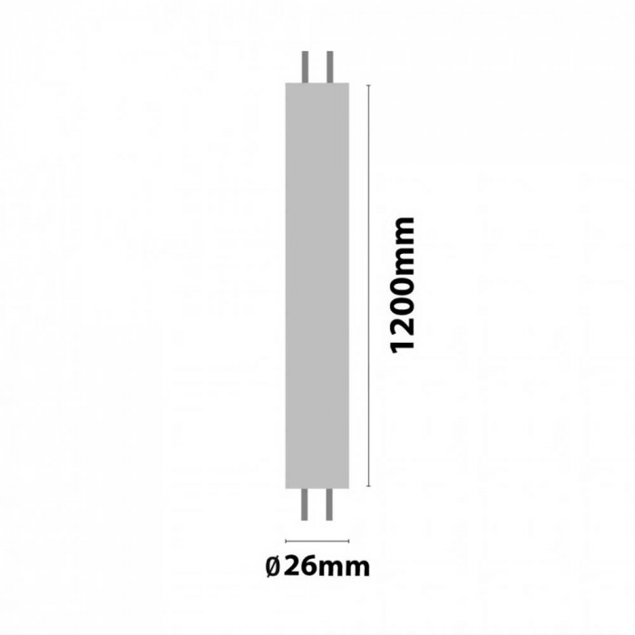 TUBOS LED SMD T8 120CM 18W 1800LM 320º 3000K 30000H CJ.1