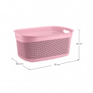 SET DE BAÑO 7 PIEZAS ROSA 7HOUSE