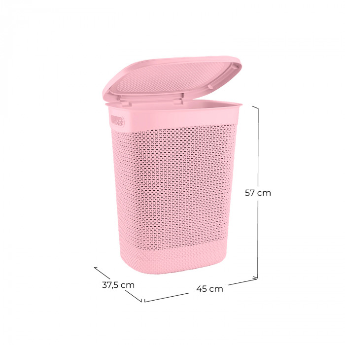 SET DE BAÑO 7 PIEZAS ROSA 7HOUSE