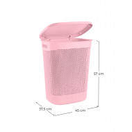 SET DE BAÑO 7 PIEZAS ROSA 7HOUSE