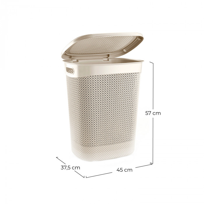 SET DE BAÑO 7 PIEZAS CREMA 7HOUSE