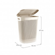 SET DE BAÑO 7 PIEZAS CREMA 7HOUSE