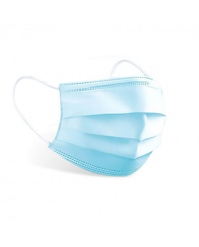 PACK 10 MASCARILLAS HIGIÉNICAS NO REUTILIZABLES COLOR AZUL H91 MEDICAL BS.10 (PGC)