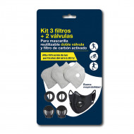 KIT RECAMBIOS 3 FILTROS + 2 VÁLVULAS PARA REF. 19014 y 19032 H91 MEDICAL BS