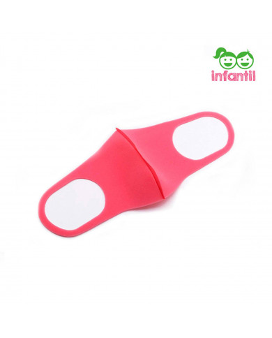 MASCARILLA INFANTIL REUTILIZABLE POLIURETANO ROSA H91 MEDICAL