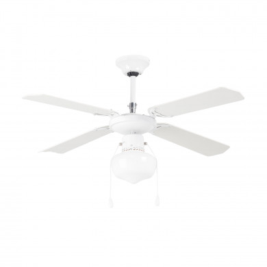 VENTILADOR CON LUZ BARÉIN BLANCO 50W 4 ASPAS 3 VELOC. DIAM105CM  (BOMB.NO INCL.) RAYDAN HOME VENTILADOR CON LUZ BARÉIN BLANCO 50W 4 ASPAS 3 VELOC. DIAM105CM  (BOMB.NO INCL.) RAYDAN HOME