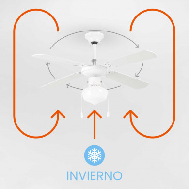 VENTILADOR CON LUZ BARÉIN BLANCO 50W 4 ASPAS 3 VELOC. DIAM105CM  (BOMB.NO INCL.) RAYDAN HOME VENTILADOR CON LUZ BARÉIN BLANCO 50W 4 ASPAS 3 VELOC. DIAM105CM  (BOMB.NO INCL.) RAYDAN HOME