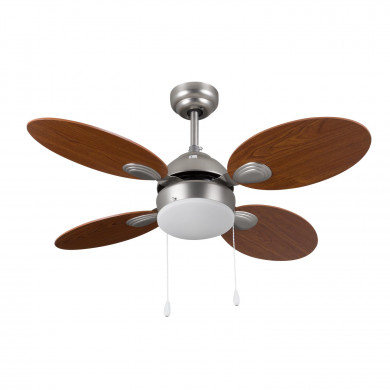 VENTILADOR CON LUZ MÓNACO MADERA 46W 4 ASPAS 3 VELOC. DIAM106CM  (BOMB.NO INCL.) RAYDAN HOME VENTILADOR CON LUZ MÓNACO MADERA 46W 4 ASPAS 3 VELOC. DIAM106CM  (BOMB.NO INCL.) RAYDAN HOME
