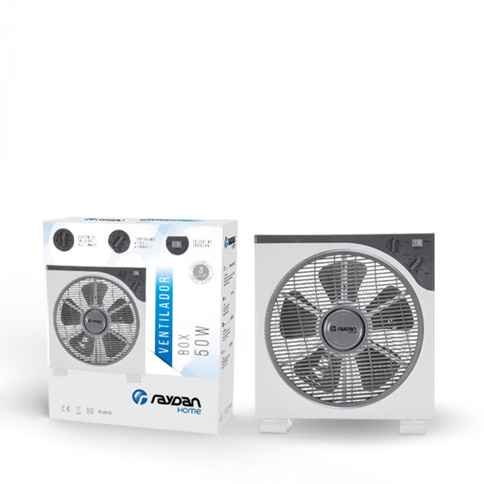 VENTILADOR BOX 30CM 50W  RAYDAN HOME