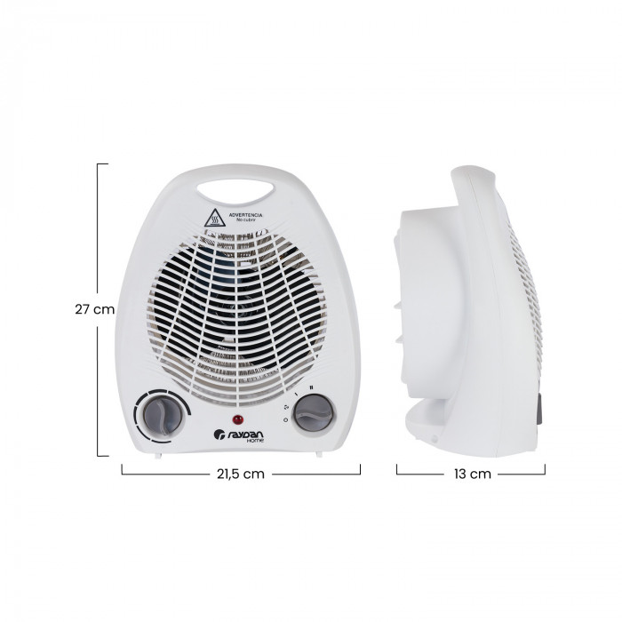CALEFACTOR VERTICAL BLANCO 2000W RAYDAN HOME