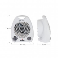 CALEFACTOR VERTICAL BLANCO 2000W RAYDAN HOME