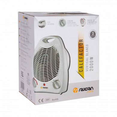 CALEFACTOR VERTICAL BLANCO 2000W RAYDAN HOME CALEFACTOR VERTICAL BLANCO 2000W RAYDAN HOME