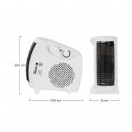 CALEFACTOR VERTICAL/HORIZONTAL BLANCO 2000W RAYDAN HOME