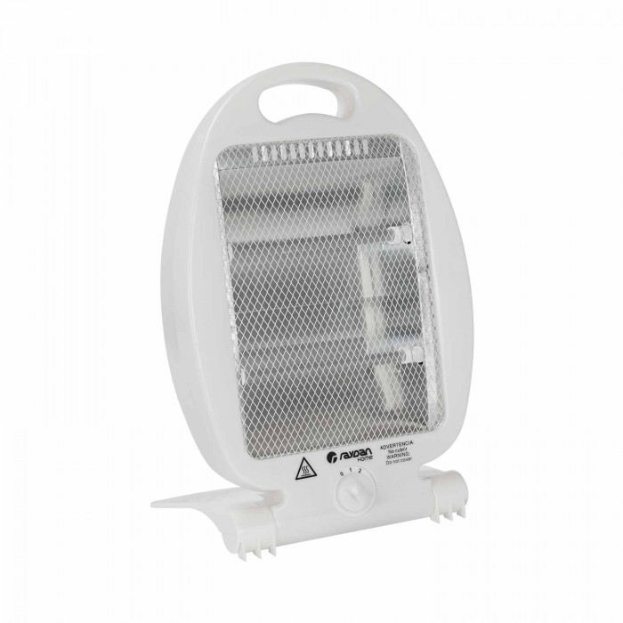 ESTUFA CUARZO FIJA VERTICAL BLANCA 400W/800W RAYDAN HOME