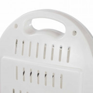 ESTUFA CUARZO FIJA VERTICAL BLANCA 400W/800W RAYDAN HOME