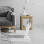 ESTUFA CUARZO FIJA VERTICAL BLANCA 400W/800W RAYDAN HOME