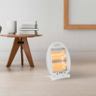 ESTUFA CUARZO FIJA VERTICAL BLANCA 400W/800W RAYDAN HOME