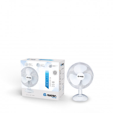 VENTILADOR DE SOBREMESA 30CM 35W  RAYDAN HOME