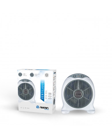 VENTILADOR NEW BOX 30CM 50W RAYDAN HOME