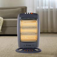 ESTUFA HALOGENA OSCILANTE GRIS 400/800/1200W RAYDAN HOME