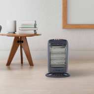 ESTUFA HALOGENA OSCILANTE GRIS 400/800/1200W RAYDAN HOME