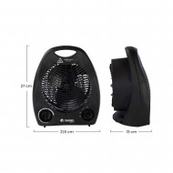 CALEFACTOR VERTICAL NEGRO 2000W RAYDAN HOME