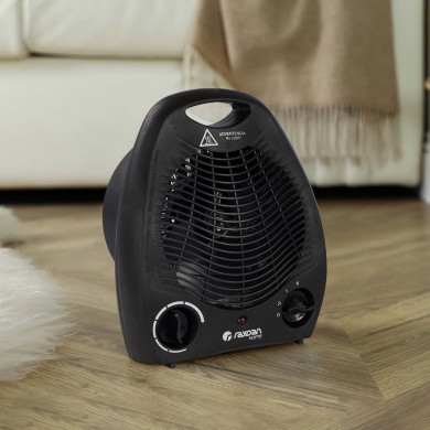 CALEFACTOR VERTICAL NEGRO 2000W RAYDAN HOME