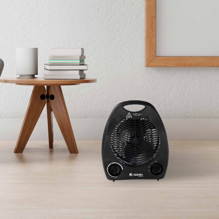 CALEFACTOR VERTICAL NEGRO 2000W RAYDAN HOME