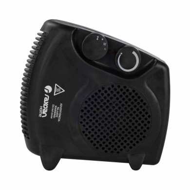 CALEFACTOR VERTICAL/HORIZONTAL NEGRO 2000W RAYDAN HOME