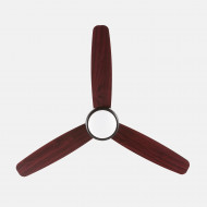 VENTILADOR TECHO VERMONT 55W MOTOR DC CON LUZ LED 18W NEGRO DAYRON