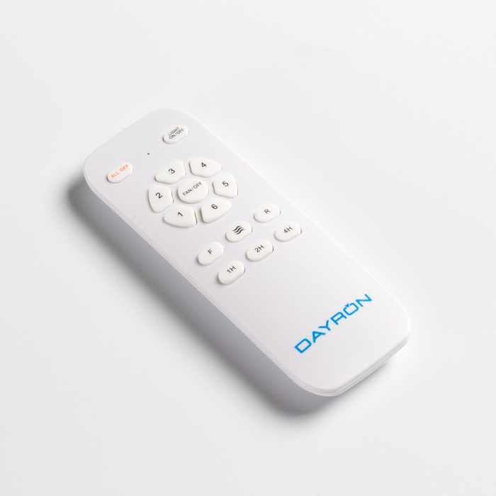 VENTILADOR TECHO VERMONT 55W MOTOR DC CON LUZ LED 18W NEGRO DAYRON