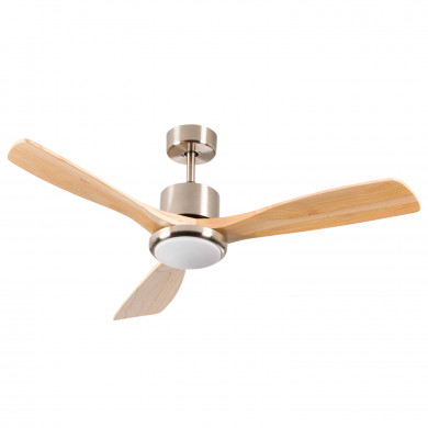 VENTILADOR TECHO ALASKA 55W MOTOR DC 153mm CON LUZ LED 18W NIQUEL/MADERA OSCURA DAYRON VENTILADOR TECHO ALASKA 55W MOTOR DC 153mm CON LUZ LED 18W NIQUEL/MADERA OSCURA DAYRON