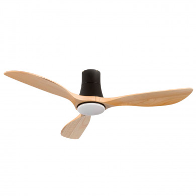 VENTILADOR TECHO DAKOTA 55W MOTOR DC 153mm CON LUZ LED 18W NEGRO/MADERA OSCURA DAYRON VENTILADOR TECHO DAKOTA 55W MOTOR DC 153mm CON LUZ LED 18W NEGRO/MADERA OSCURA DAYRON