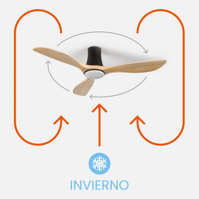 VENTILADOR TECHO DAKOTA 55W MOTOR DC 153mm CON LUZ LED 18W NEGRO/MADERA OSCURA DAYRON VENTILADOR TECHO DAKOTA 55W MOTOR DC 153mm CON LUZ LED 18W NEGRO/MADERA OSCURA DAYRON