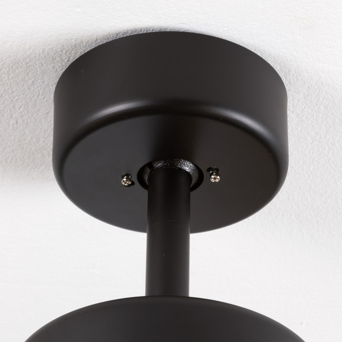 VENTILADOR TECHO NUEVA YORK 55W MOTOR DC 153mm CON LUZ LED 18W NEGRO/MADERA CLARA DAYRON