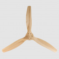 VENTILADOR TECHO NEBRASKA 55W MOTOR DC 153mm BLANCO/MADERA CLARA DAYRON