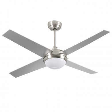 VENTILADOR TECHO MONTANA 55W MOTOR DC CON LUZ LED 18W NIQUEL/BLANCO DAYRON VENTILADOR TECHO MONTANA 55W MOTOR DC CON LUZ LED 18W NIQUEL/BLANCO DAYRON