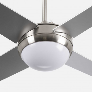 VENTILADOR TECHO MONTANA 55W MOTOR DC CON LUZ LED 18W NIQUEL/BLANCO DAYRON VENTILADOR TECHO MONTANA 55W MOTOR DC CON LUZ LED 18W NIQUEL/BLANCO DAYRON