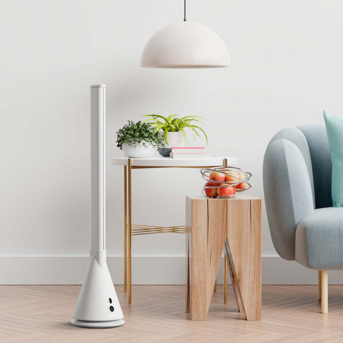 VENTILADOR DE TORRE SIN ASPAS 26W BLANCO DAYRON