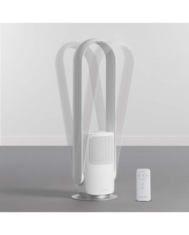 VENTILADOR DE TORRE SIN ASPAS CON FILTRO HEPA 26W BLANCO DAYRON