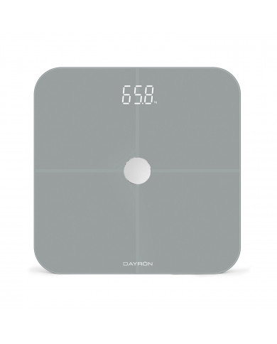 BÁSCULA INTELIGENTE BLUETOOTH HEALTH GRIS DAYRON CJ.1