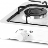 HORNILLO DE GAS BLANCO 3 FUEGOS CON TAPA 9X60X35CM CJ.1