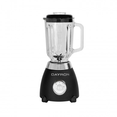 BATIDORA DE VASO RETRO 500W NEGRO/PLATA DAYRON BATIDORA DE VASO RETRO 500W NEGRO/PLATA DAYRON