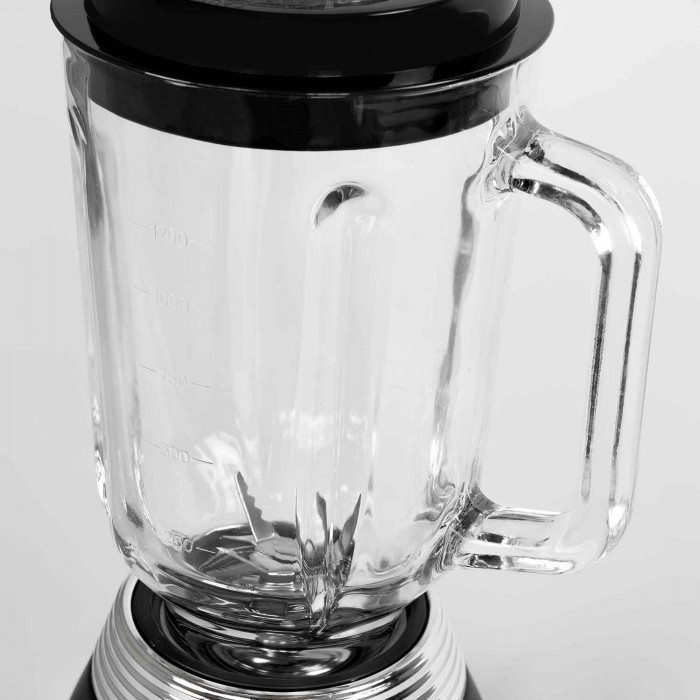 BATIDORA DE VASO RETRO 500W NEGRO/PLATA DAYRON