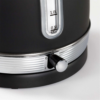 HERVIDOR RETRO 1.8L 1850-2200W NEGRO PLATA DAYRON HERVIDOR RETRO 1.8L 1850-2200W NEGRO PLATA DAYRON