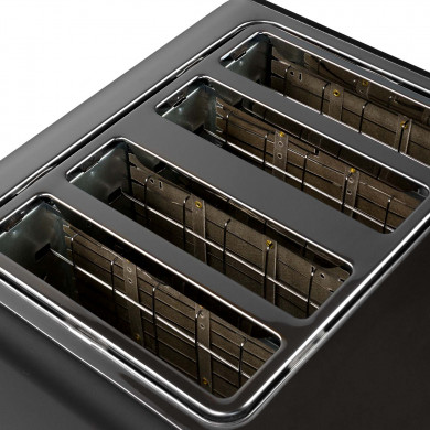 TOSTADORA DOBLE RETRO 4 REBANADAS 1500W NEGRO/PLATA DAYRON TOSTADORA DOBLE RETRO 4 REBANADAS 1500W NEGRO/PLATA DAYRON