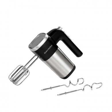 BATIDORA DE MANO RETRO MULTIFUNCION 500W NEGRO PLATA DAYRON BATIDORA DE MANO RETRO MULTIFUNCION 500W NEGRO PLATA DAYRON
