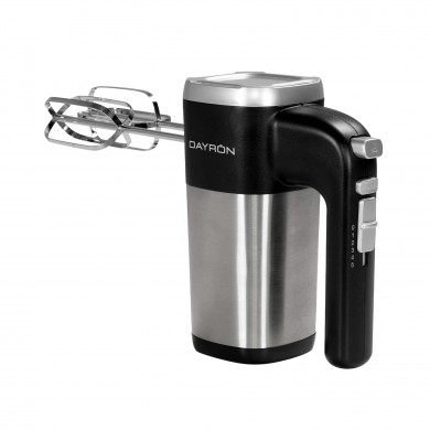 BATIDORA DE MANO RETRO MULTIFUNCION 500W NEGRO PLATA DAYRON BATIDORA DE MANO RETRO MULTIFUNCION 500W NEGRO PLATA DAYRON