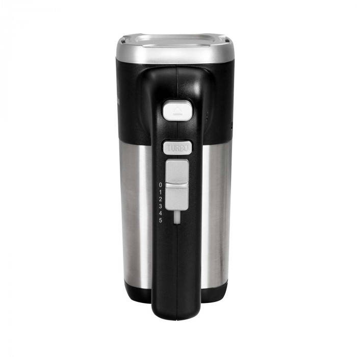 BATIDORA DE MANO RETRO MULTIFUNCION 500W NEGRO PLATA DAYRON